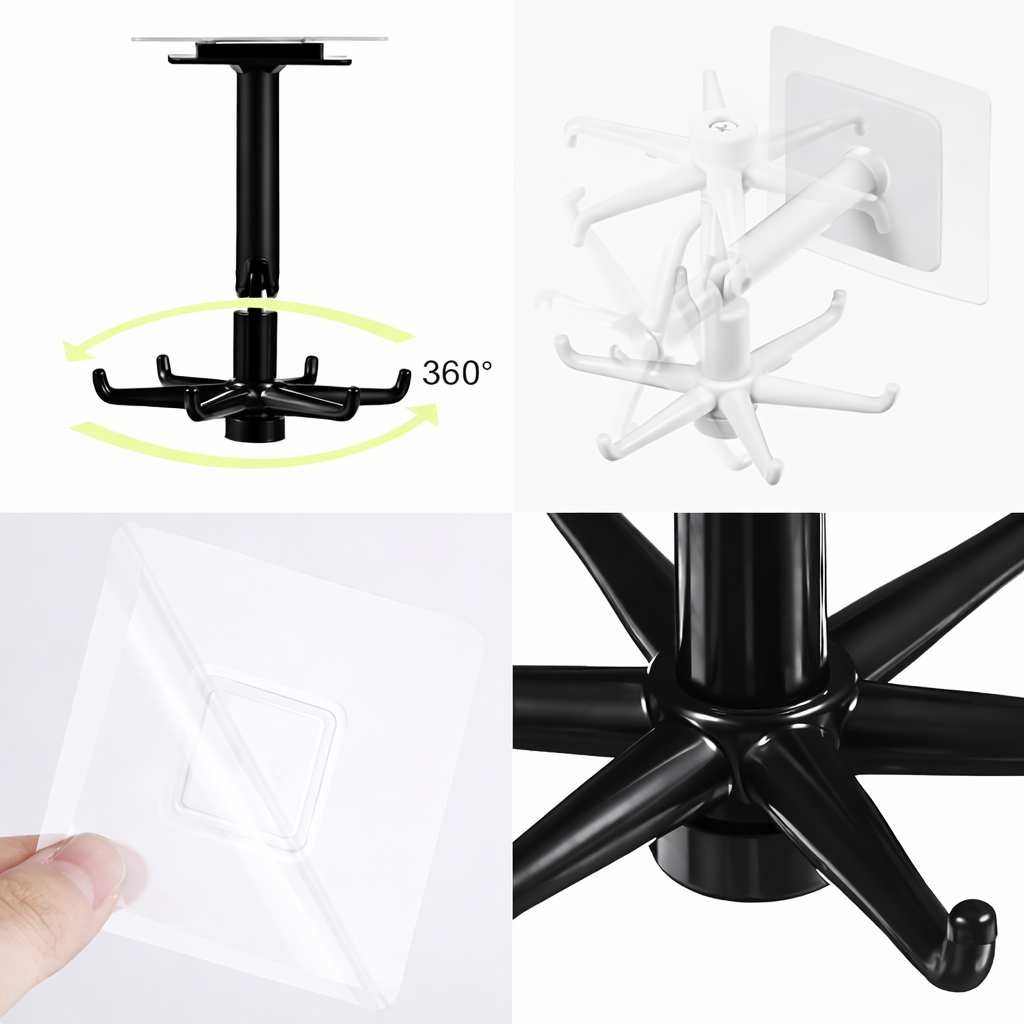 Premium 360 Rotating Wall Hook( Buy 2 Get 2 Free)