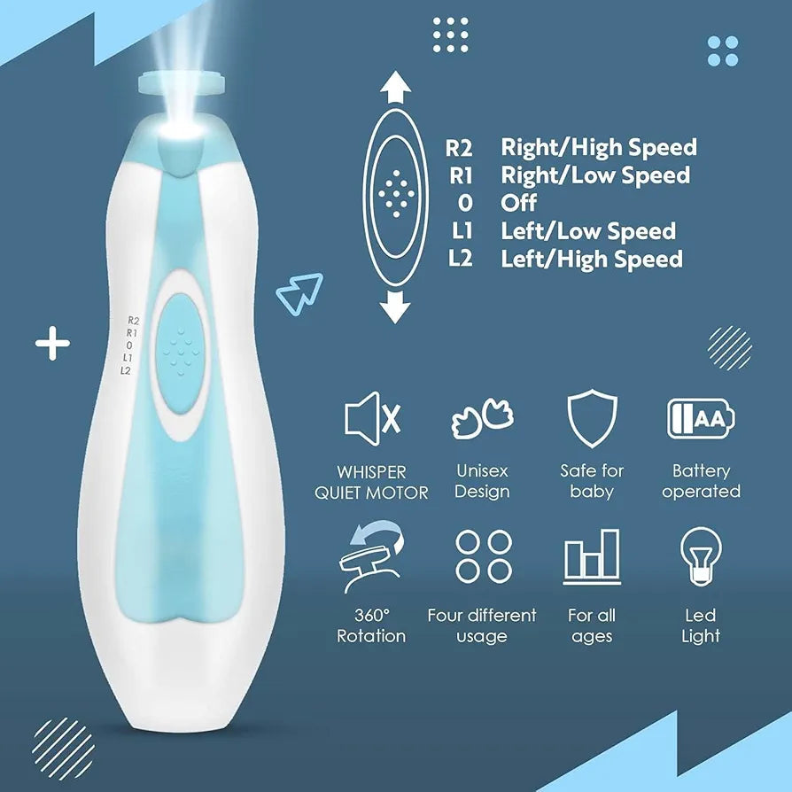 Baby Nail Trimmer – Safe, Silent & Gentle Nail Cutter