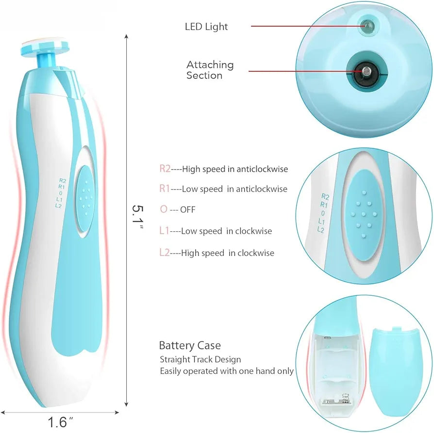 Baby Nail Trimmer – Safe, Silent & Gentle Nail Cutter