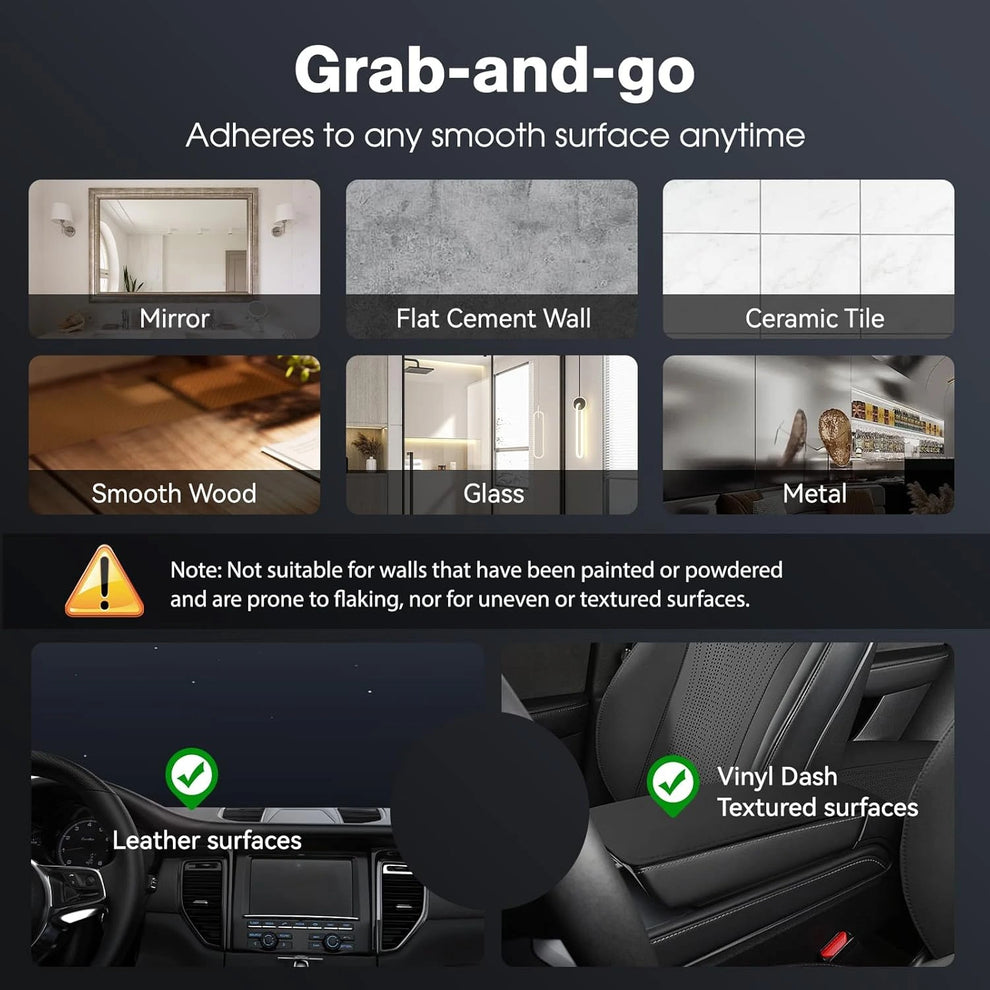 Ultra-Strong Magnetic Base | Hands-Free Viewing | Works with All Phones