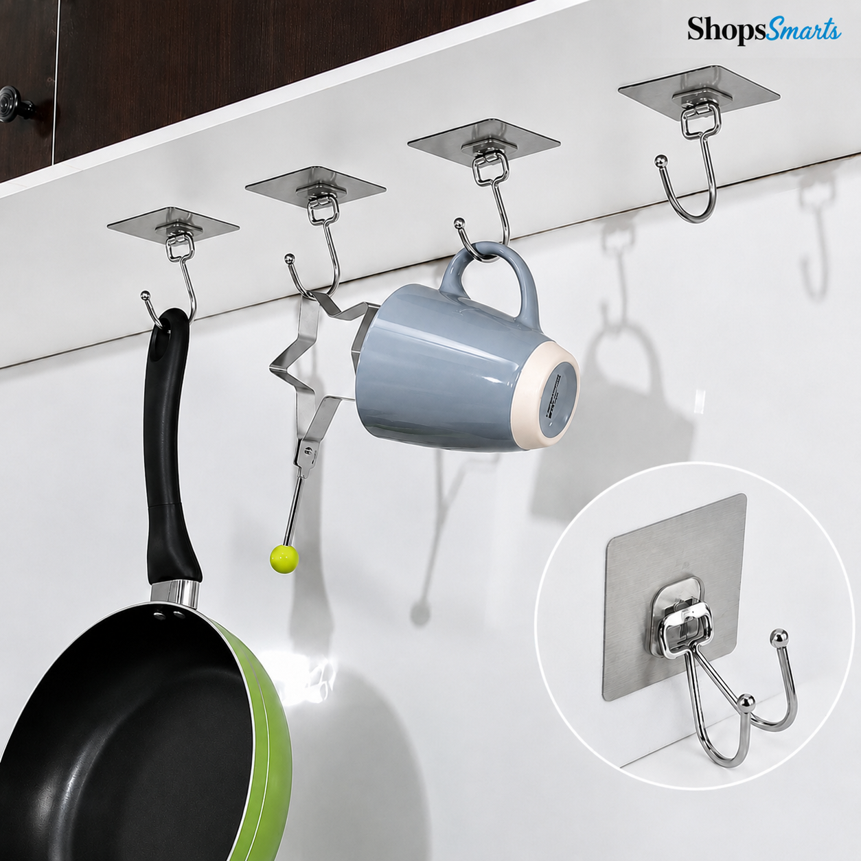 StrongHold Wall Hooks (Buy 10 Get 10 Free)